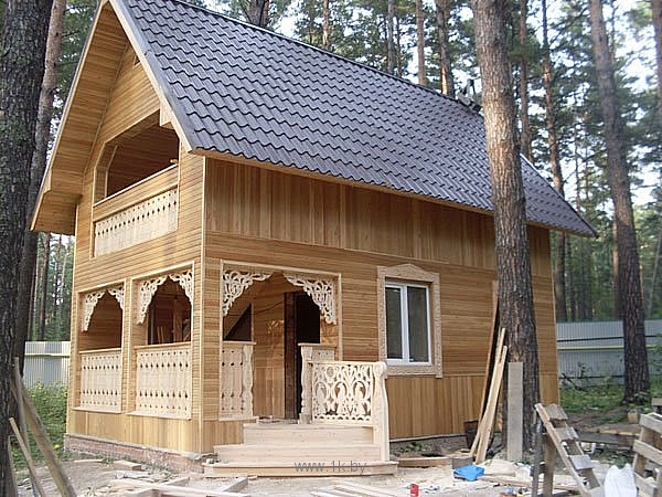 Отделка деревянного дома – внешняя и внутренняя